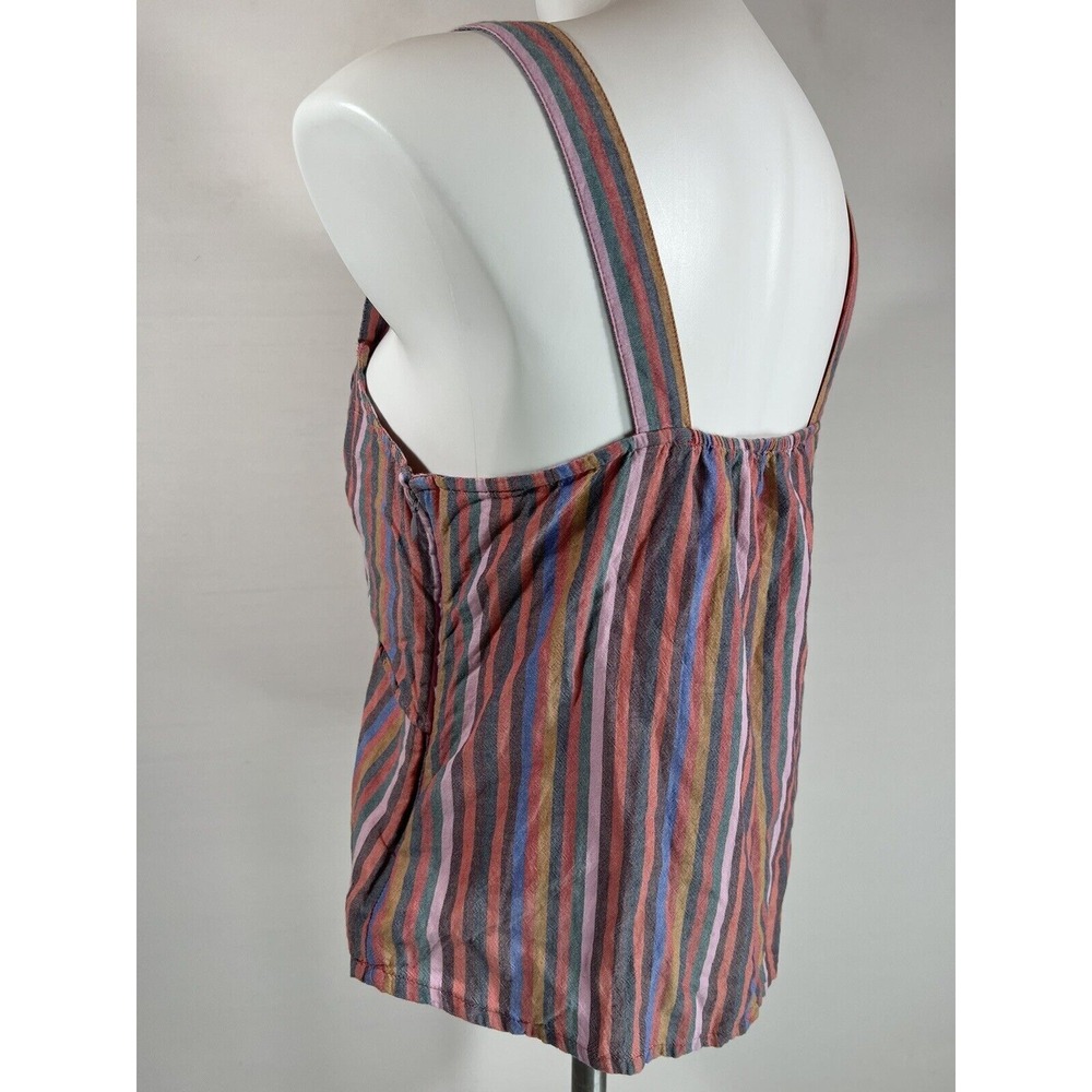 Madewell Halter Tank Striped Sleeveless Summer Minimal Chic - Picture 4 of 12